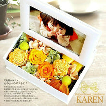 画像をギャラリービューアに読み込む, フォトフレームプリザーブドフラワー