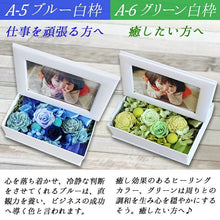 画像をギャラリービューアに読み込む, フォトフレームプリザーブドフラワー