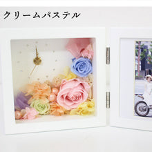 画像をギャラリービューアに読み込む, フォトフレームプリザーブドフラワー