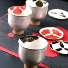 画像をギャラリービューアに読み込む, 京焼き 豆皿 花紋